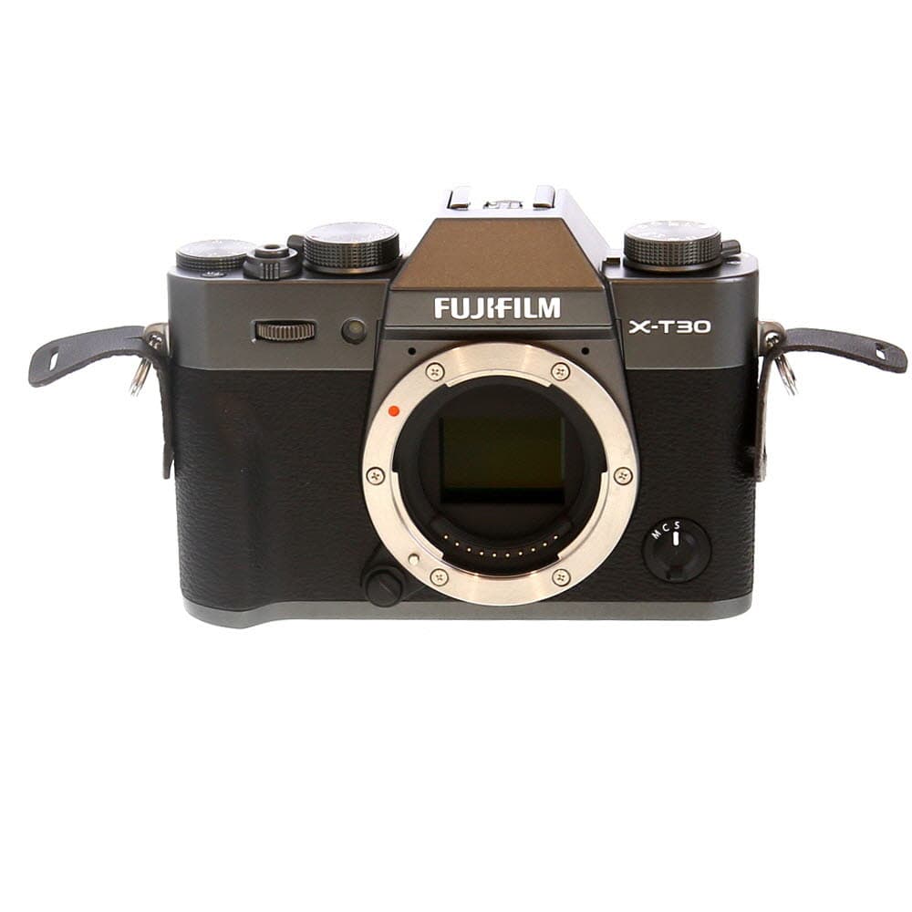 FUJIFILM X-T30 Mirrorless Camera Body, Charcoal Silver | 26.1MP | - EX+ - Excellent Plus - With AC Adapter/Charger, Battery | Used