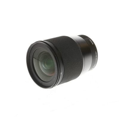 Sigma 16mm f/1.4 DC DN C (Contemporary) Autofocus APS-C Lens for Canon EF-M Mount, Black | 67 | - EX - Excellent - With Caps, Hood | Used