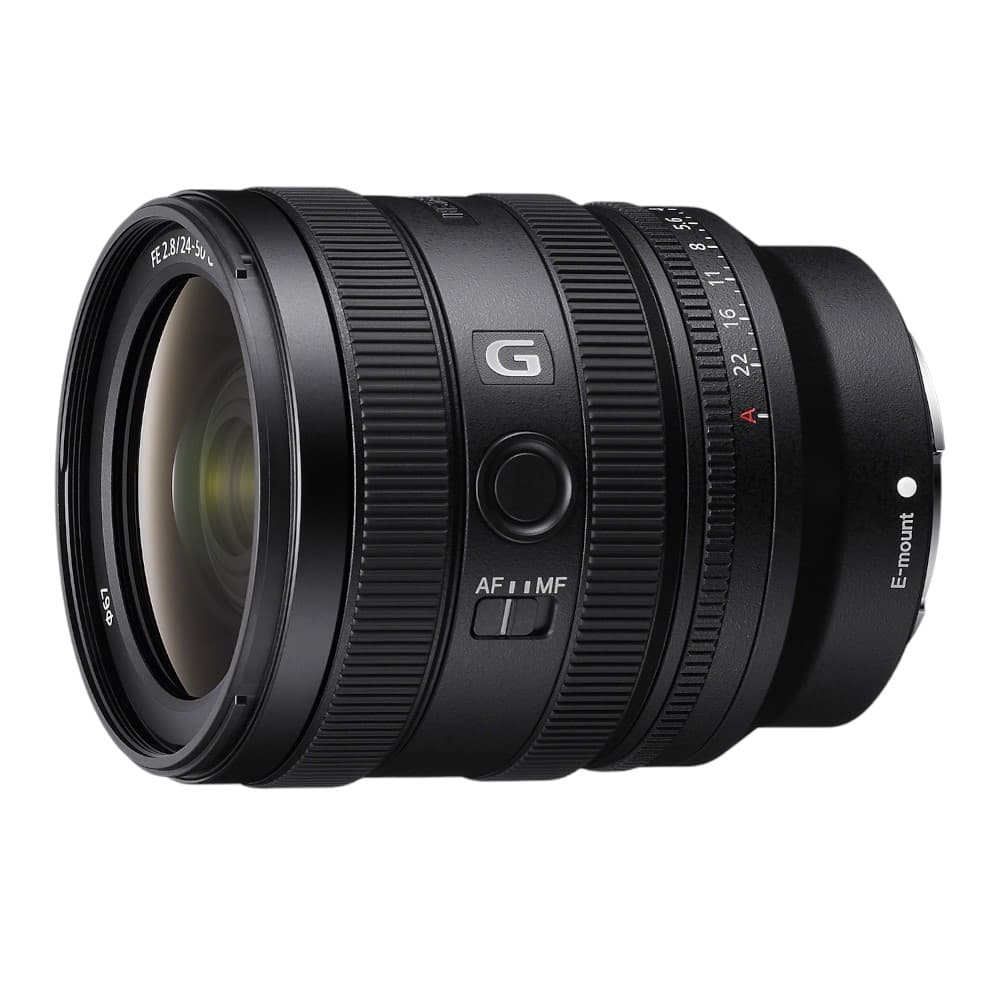 Sony FE 24-50mm f/2.8 G Full-Frame Autofocus Lens for E-Mount, Black | 67 | SEL2450G - EX+ - Excellent Plus - With Caps | Used