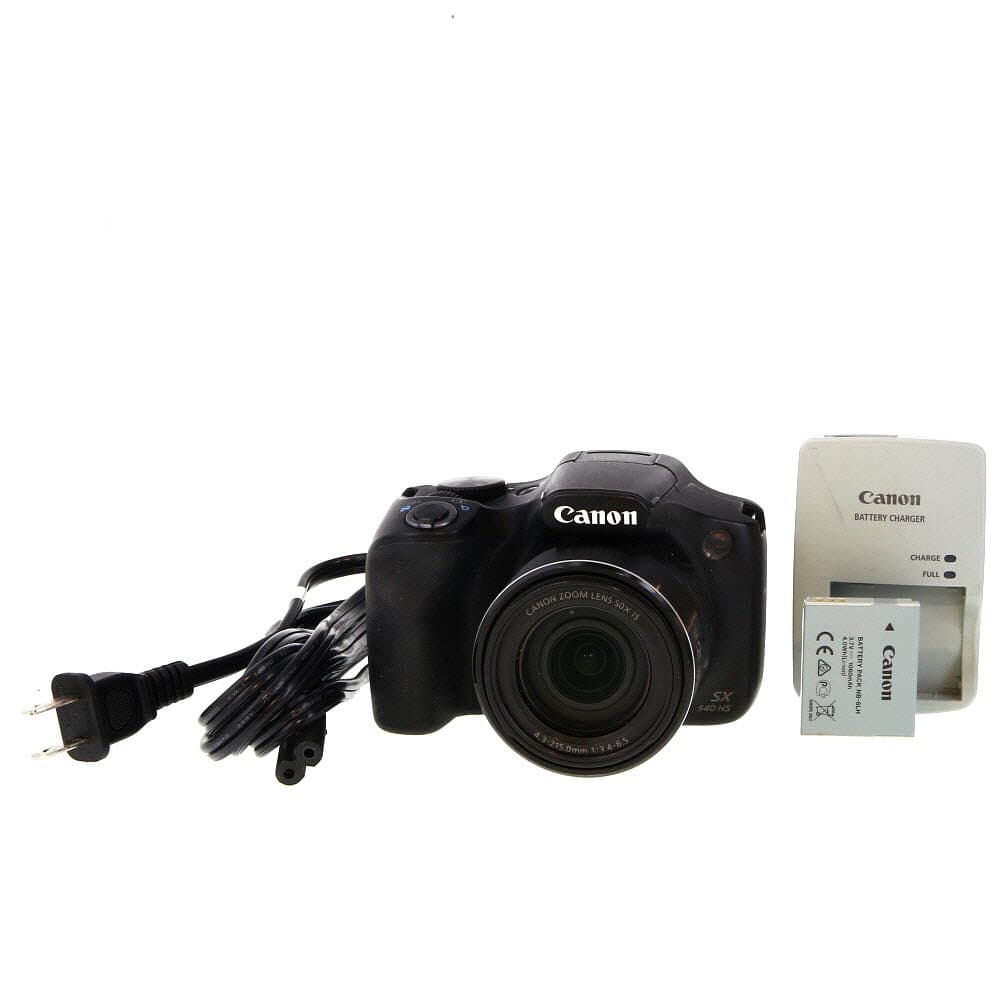 Canon PowerShot SX540 HS Digital Camera, Black | 20.3MP | - EX - Excellent - With Battery & Charger | Used