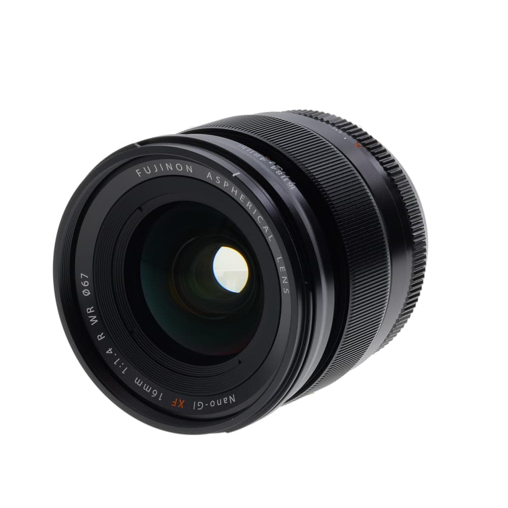 FUJIFILM XF 16mm f/1.4 R WR Fujinon APS-C Lens for X-Mount, Black | 67 | - LN- - Like New Minus - With Caps and Hood | Used