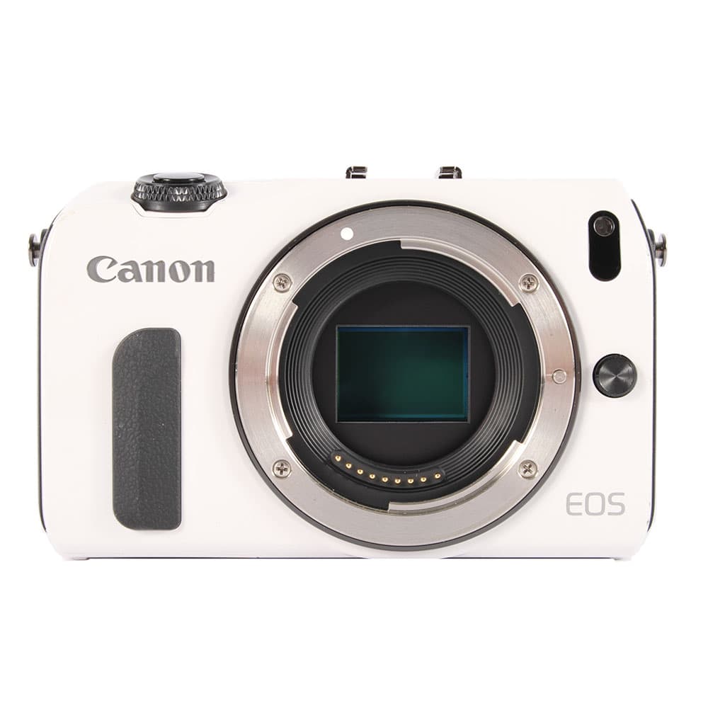 Canon EOS M Mirrorless Camera Body, White | 18MP | - EX+ - Excellent Plus - With Battery & Charger | Used