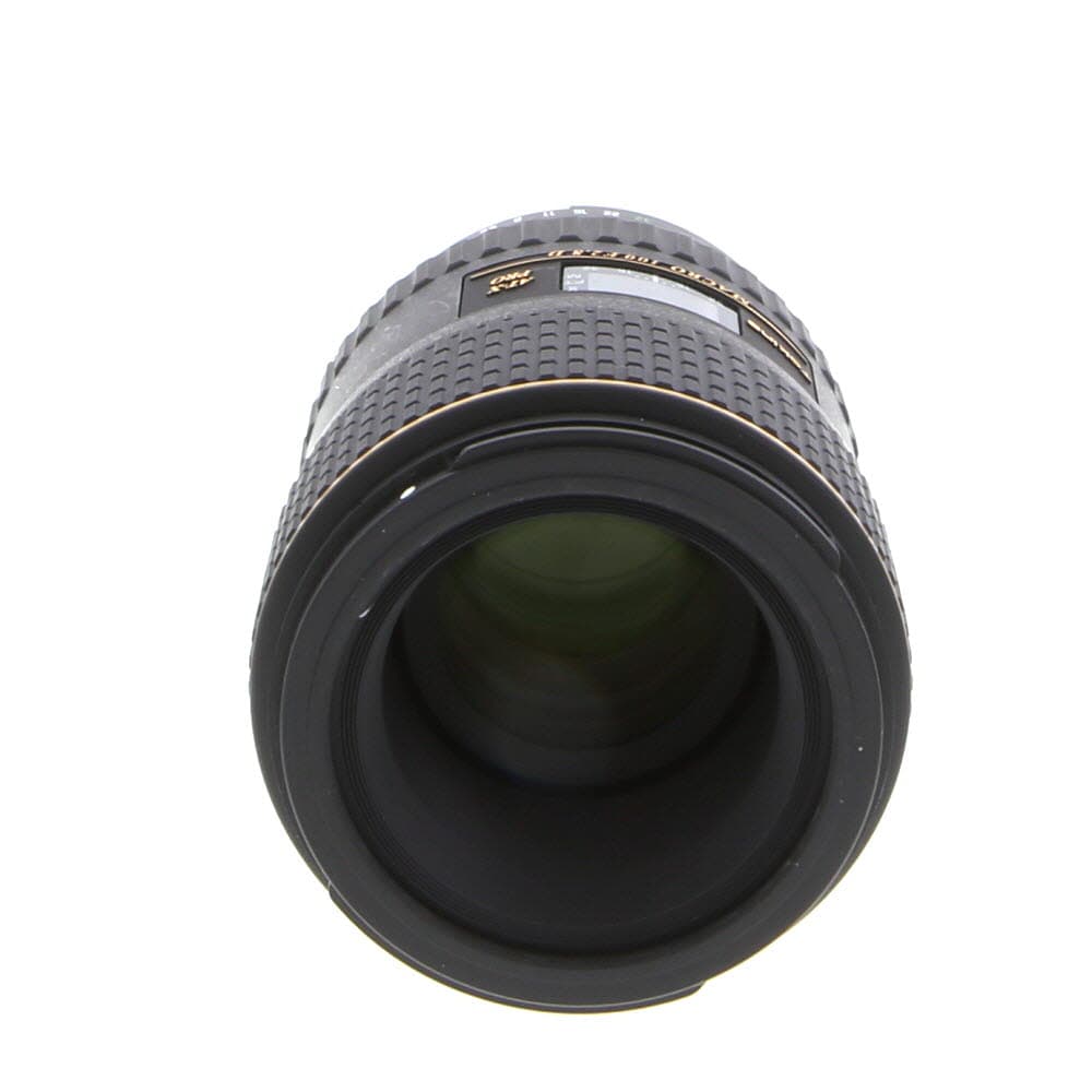 Tokina AT-X 100mm F/2.8 Macro Pro D Autofocus Lens For Nikon | 55 | - EX+ - Excellent Plus - With Caps and Hood | Used
