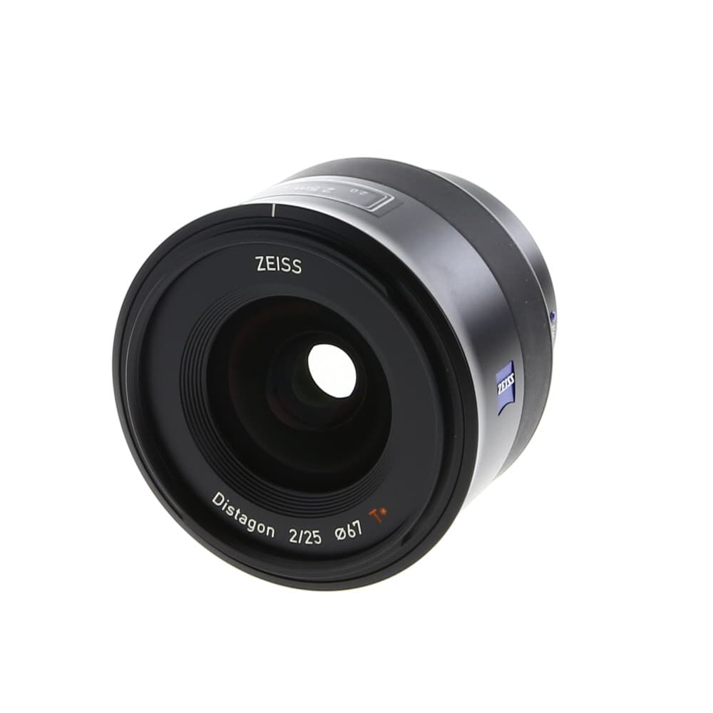 Zeiss Batis 25mm f/2 Distagon T* Autofocus Lens for Sony E Mount | 67 | - EX+ - Excellent Plus - With Caps and Hood | Used