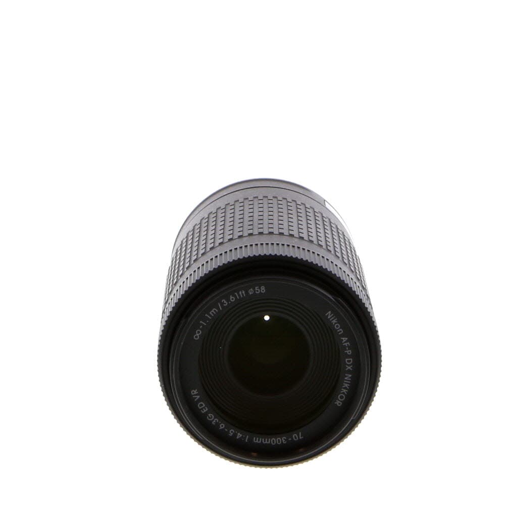 Nikon AF-P DX Nikkor 70-300mm f/4.5-6.3 G ED VR Autofocus APS-C Lens, Black | 58 | - EX - Excellent - With Caps | Used