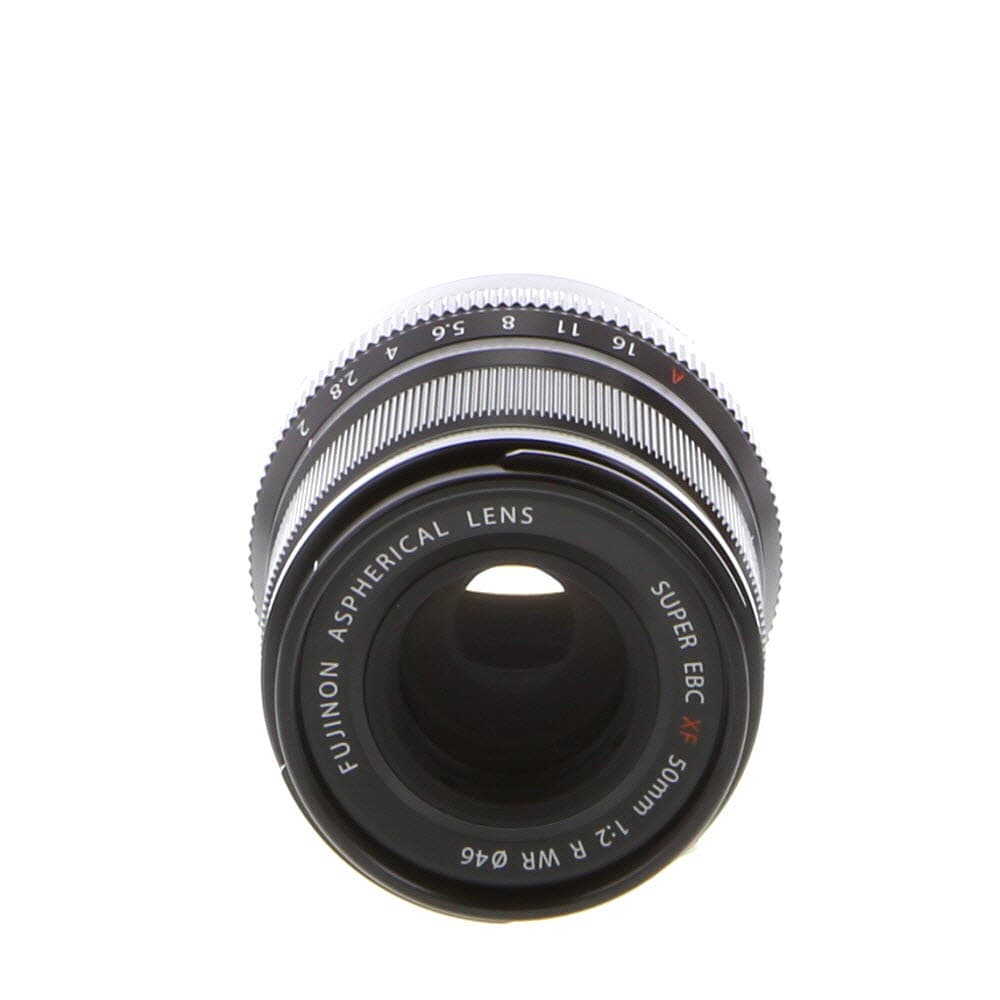 FUJIFILM XF 50mm f/2 R WR Fujinon APS-C Lens for X-Mount, Black | 46 | - LN- - Like New Minus - With Caps, Hood, Lens Wrap | Used