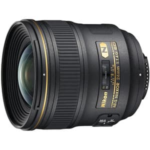 Nikon AF-S NIKKOR 24mm f/1.4 G ED Autofocus Lens | 77 | - EX+ - Excellent Plus - With Caps and Hood | Used