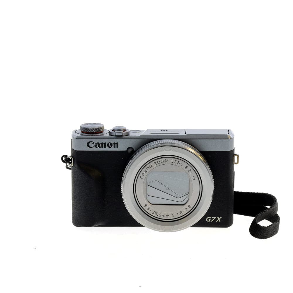 Canon PowerShot G7X Mark III Digital Camera, Silver | 20.2MP | - EX+ - Excellent Plus - With Battery & Charger | Used