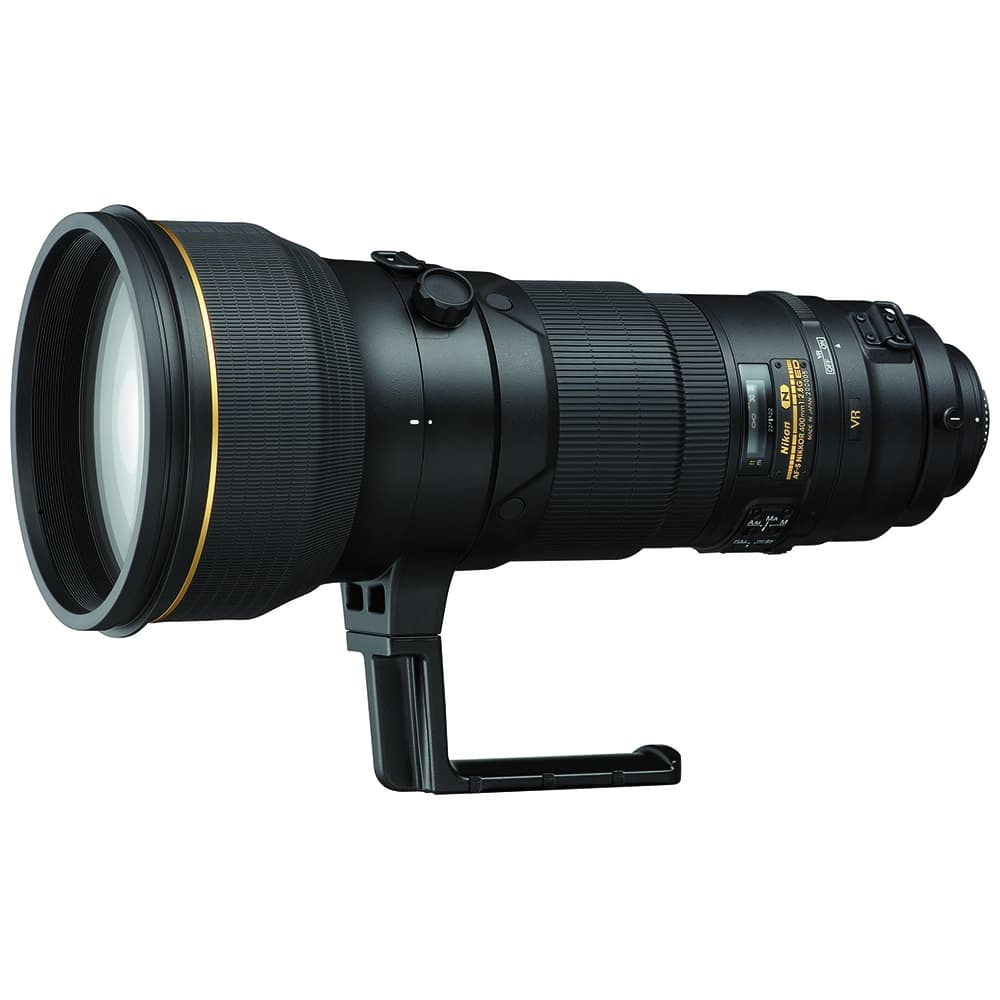 Nikon AF-S NIKKOR 400mm f/2.8 G ED VR Autofocus IF Lens | 52 Drop-in/Filter | w/ Nikon Tripod Foot - EX - Excellent - w/ Case, Caps, Hood, Hood Extension