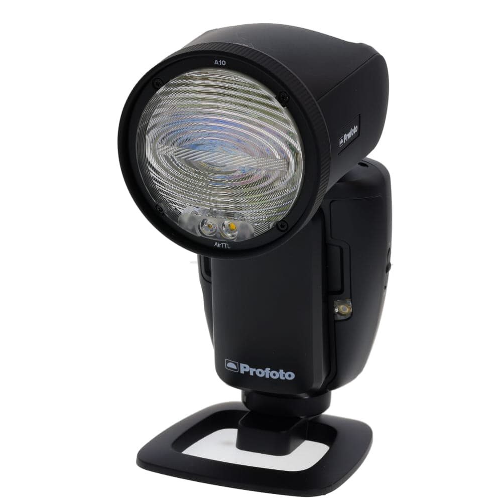 Profoto A10 AirTTL-C Studio Light for Canon | Bounce, Swivel, Zoom | 901230 - EX - Excellent - w/ Battery, Bounce Card, Bounce Card Holder, Case, Charger, Clic Dome, Flash Stand, Micro USB Cable