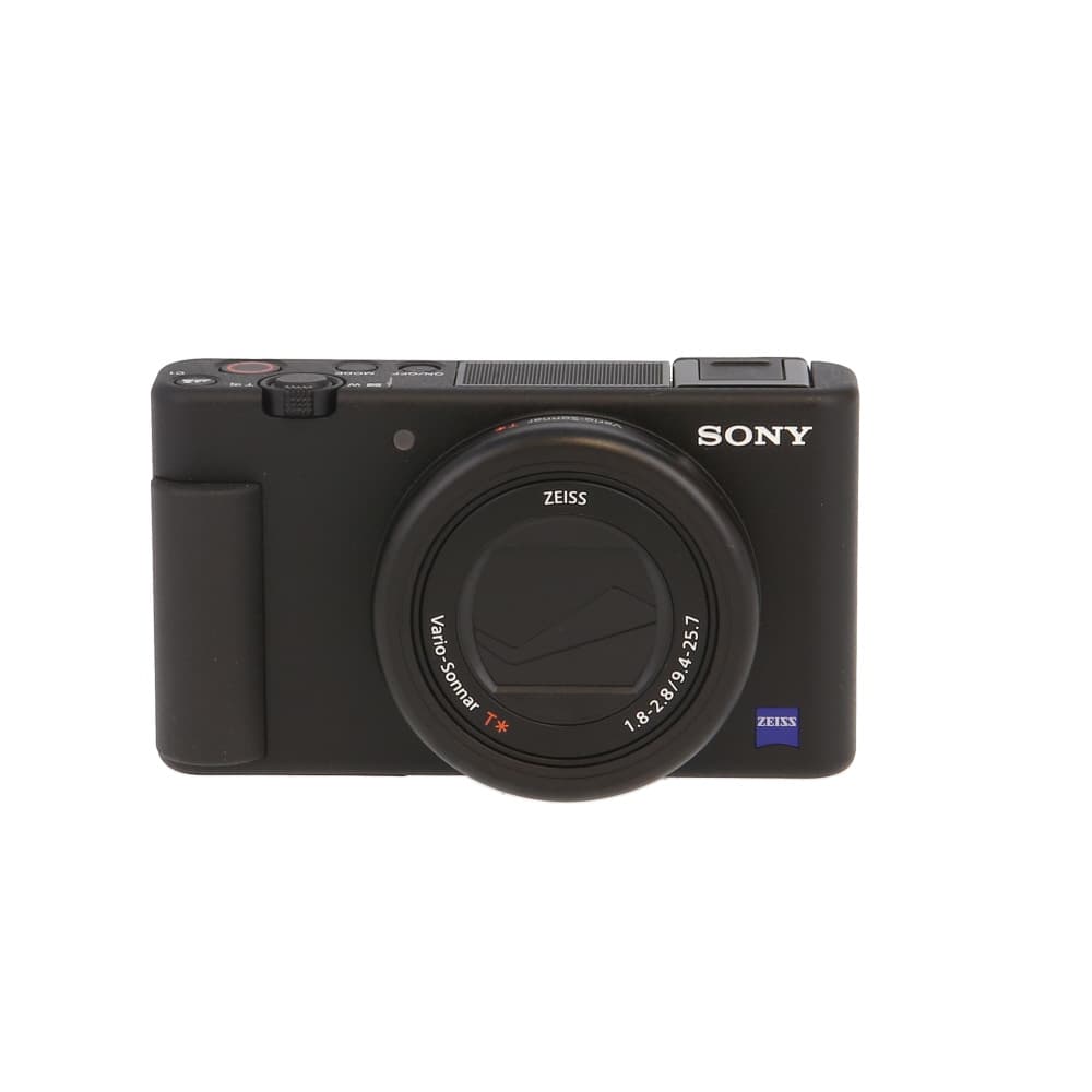 Sony ZV-1 Digital Camera, Black | 20.1MP | - LN- - Like New Minus - With NP-BX1 Battery, Micro USB Cable, Wind Screen, Wind Screen Adapter | Used