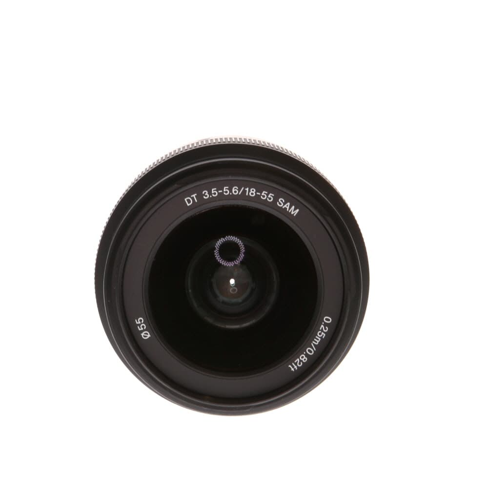 Sony 18-55mm f/3.5-5.6 DT SAM (SAL1855) A-Mount Autofocus Lens [55] - BGN - Bargain - With Caps | Used
