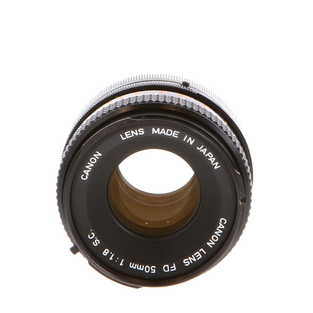 Canon 50mm F/1.8 SC Breech Lock FD Mount Lens | 55 | - EX+ - Excellent Plus - With Caps | Used