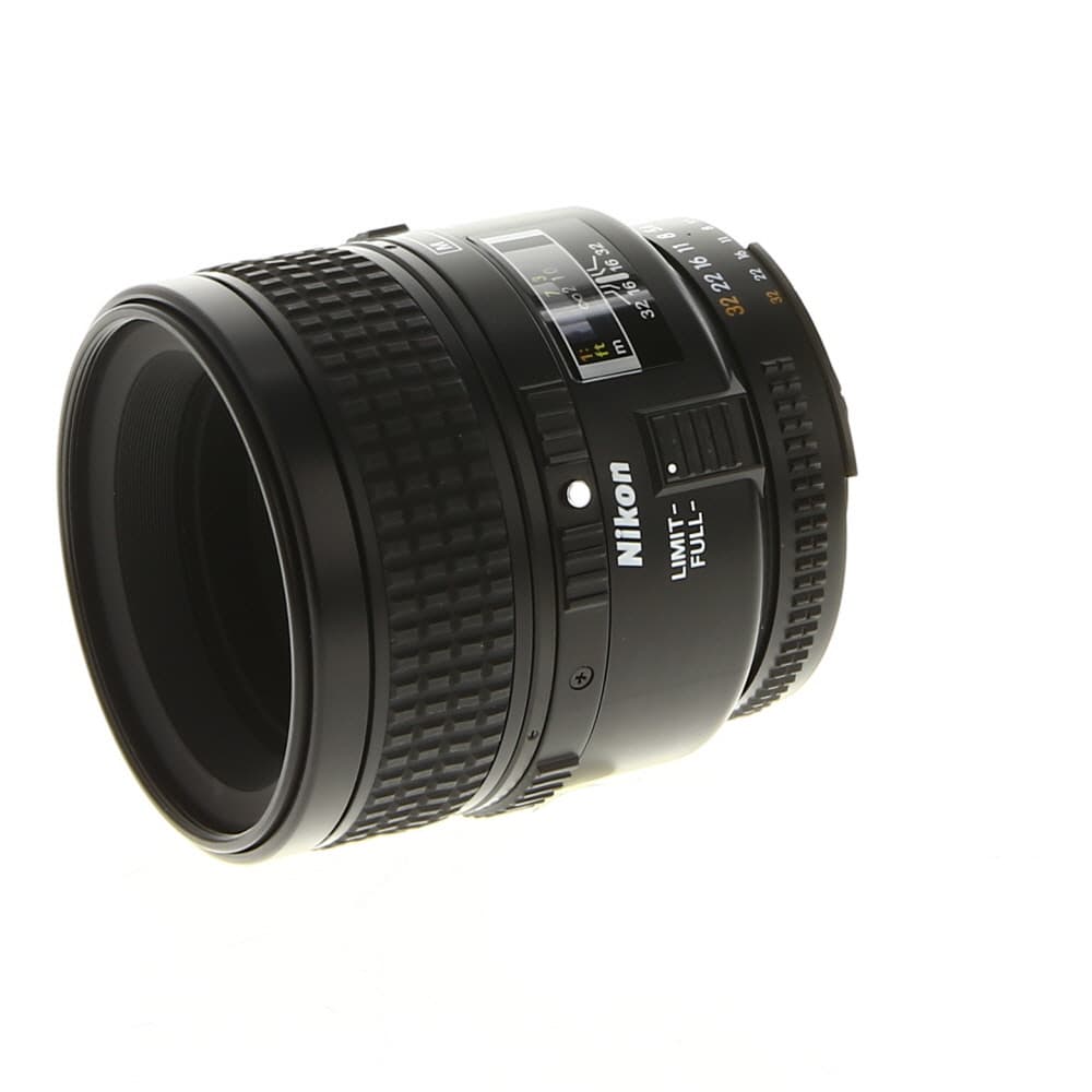 Nikon AF NIKKOR 60mm f/2.8 D Micro Autofocus Lens | 62 | - EX+ - Excellent Plus - With Caps | Used