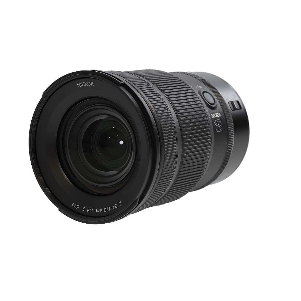Nikon Nikkor Z 24-120mm f/4 S Autofocus FX Lens for Z-Mount, Black | 77 | - EX+ - Excellent Plus - With Caps, Hood | Used
