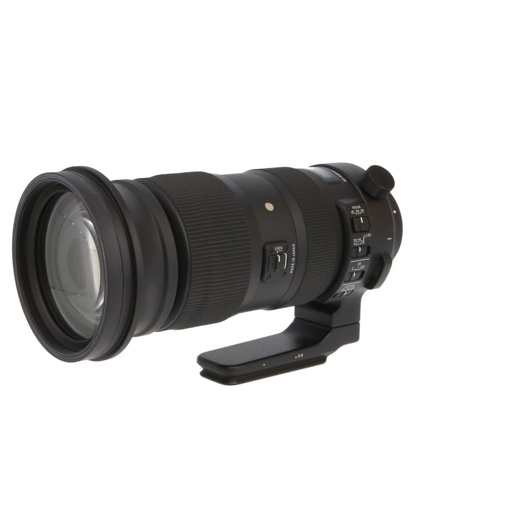 Sigma 60-600mm f/4.5-6.3 DG OS (HSM) S (Sport) Full-Frame Lens for Canon EF-Mount | 105 | - EX - Excellent - With Caps, Case, Hood, Tripod Mount