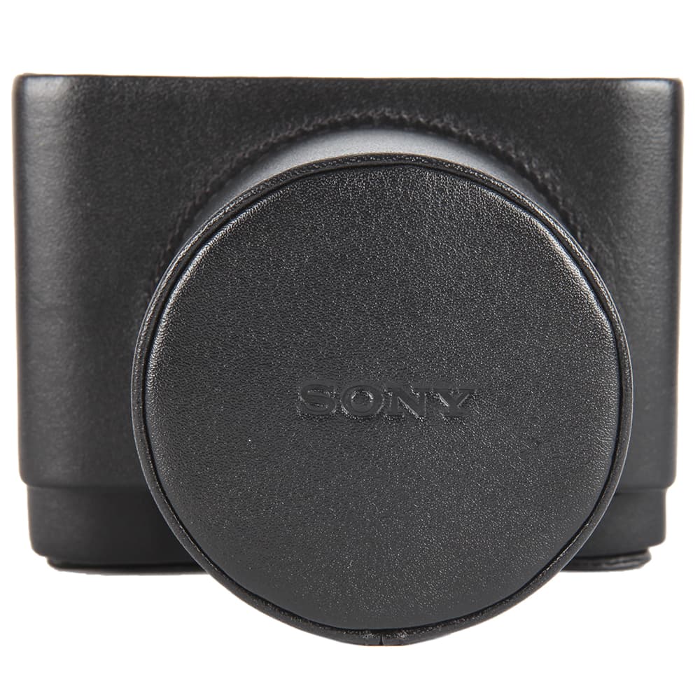 Sony LCJ-RXH 2-Piece Case for DSC-RX1, RX1R, RX1R II, Black Leather - LN- - Like New Minus | Used