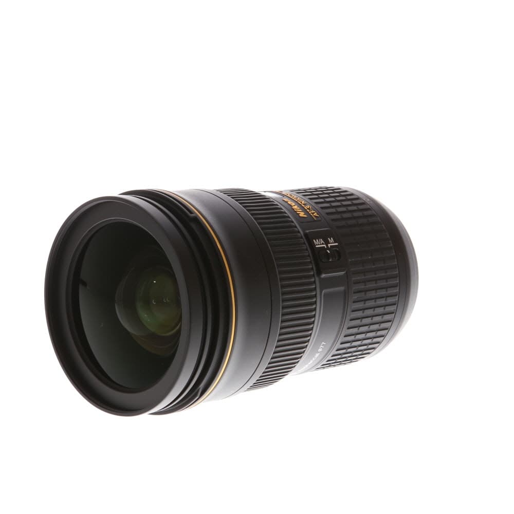 Nikon AF-S NIKKOR 24-70mm f/2.8 G ED Autofocus IF Lens | 77 | - LN- - Like New Minus - With Case, Caps and Hood | Used