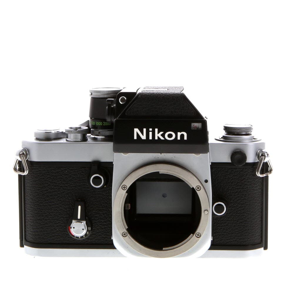 Nikon F2 Photomic 35mm Camera Body, Chrome - EX+ - Excellent Plus - Light Meter Inoperative | Used