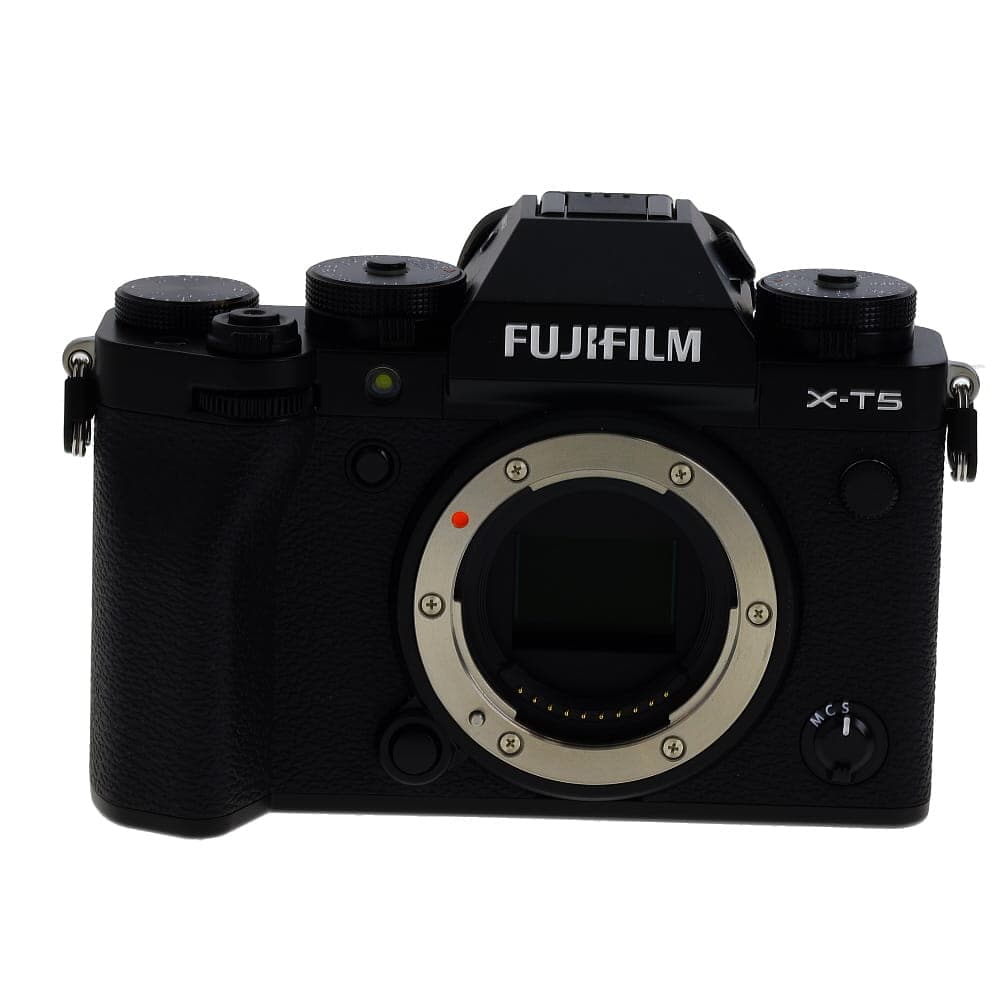 FUJIFILM X-T5 Mirrorless Camera Body, Black | 40MP | - EX - Excellent - With AC Adapter/USB Cable, Battery, Headphone Adapter | Used