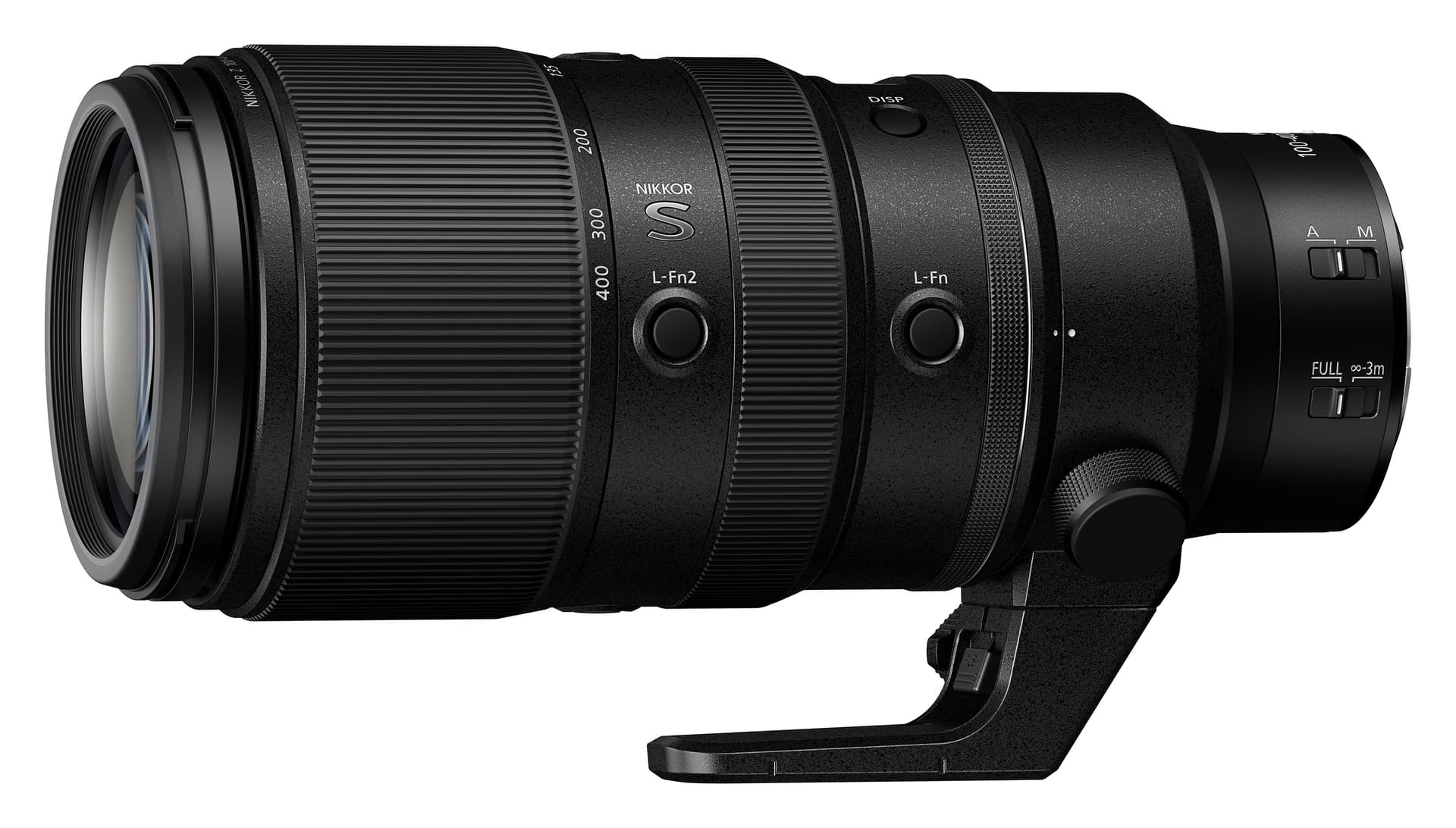 Nikon Nikkor Z 100-400mm f/4.5-5.6 VR S Autofocus FX Lens for Z-Mount, Black | 77 | with Tripod Foot - EX+ - Excellent Plus - With Caps, Hood | Used