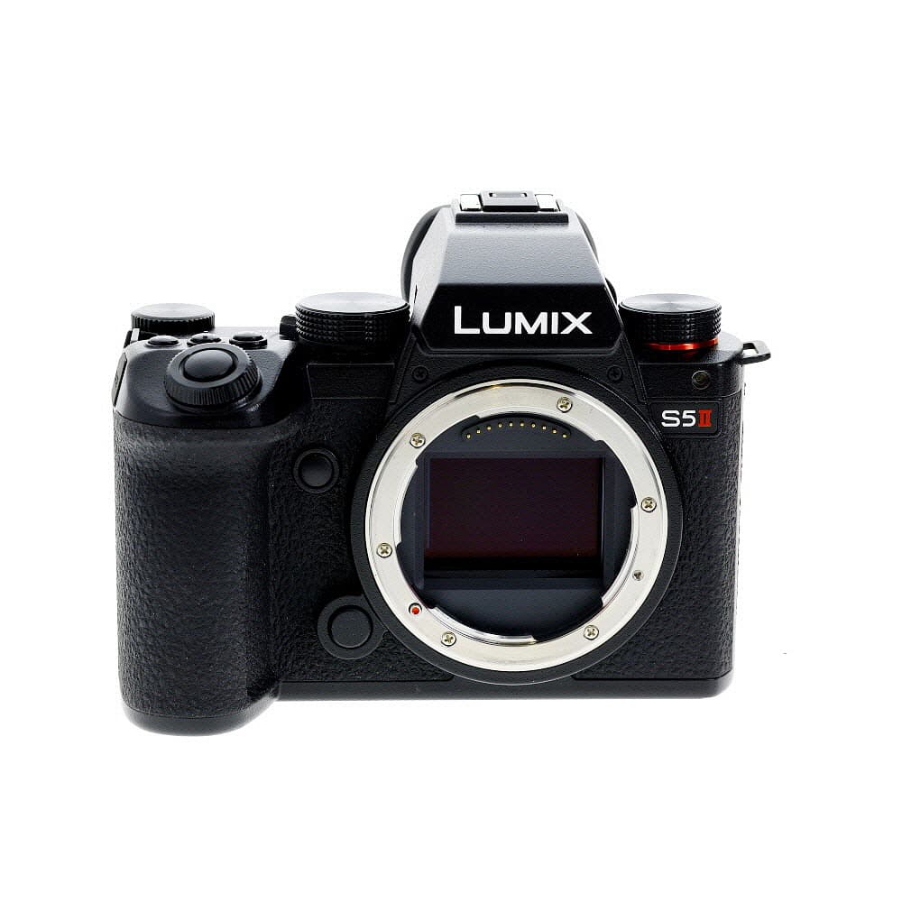 Panasonic Lumix S5 II Mirrorless Full-Frame L-Mount Camera Body, Black | 24.2MP | - EX+ - Excellent Plus - With AC Adapter/USB Cable, Battery | Used