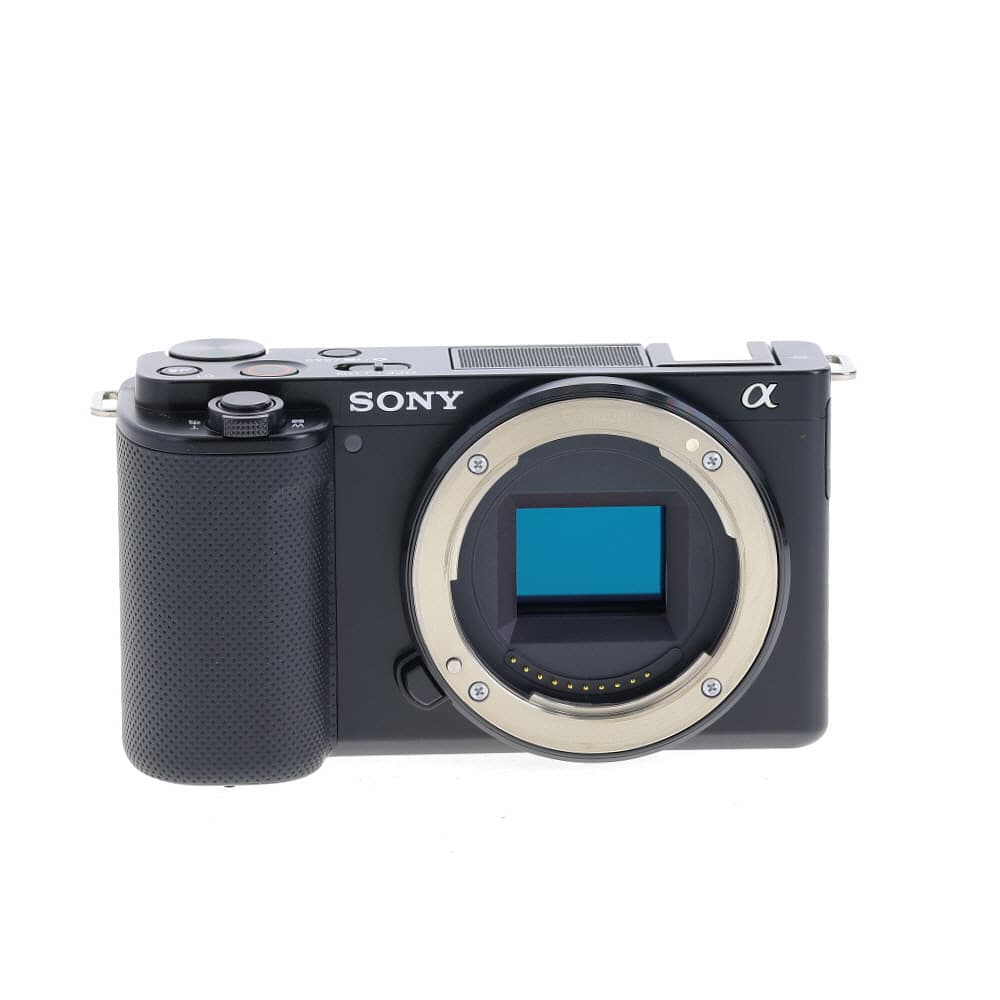 Sony ZV-E10 Mirrorless Vlog Camera Body, Black | 24.2MP | - EX+ - Excellent Plus - With AC Adapter/Charger, Battery, USB Cable | Used