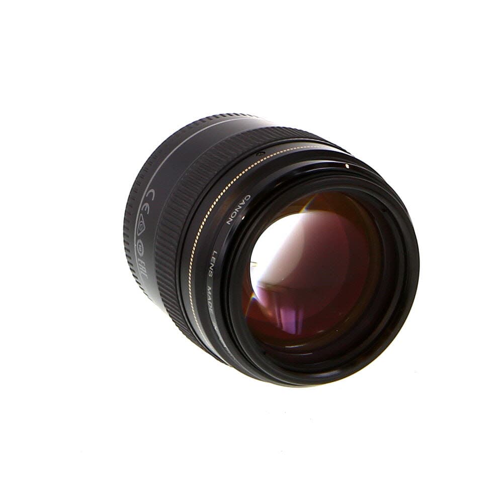 Canon 100mm f/2 USM EF-Mount Lens | 58 | - EX+ - Excellent Plus - With Caps and Hood | Used