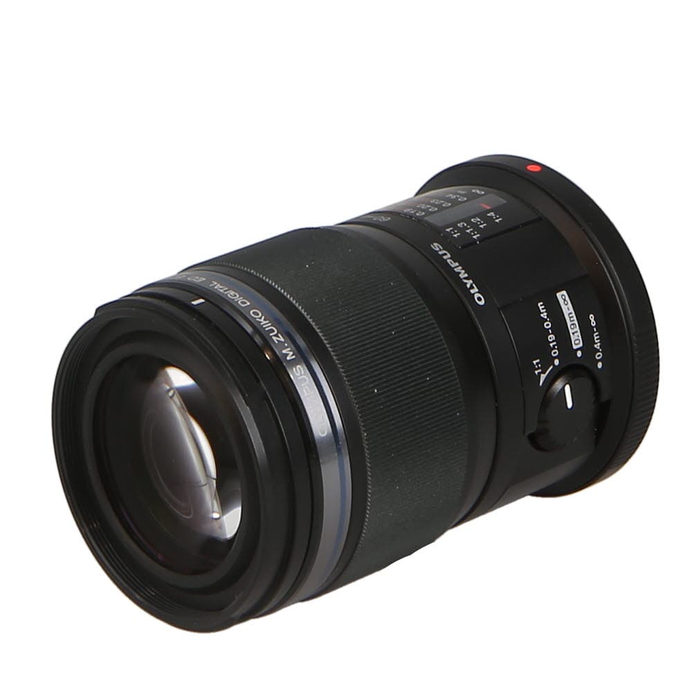 Olympus 60mm f/2.8 M.Zuiko Digital Macro ED MSC Autofocus Lens for MFT (Micro Four Thirds) Black | 46 | - LN- - Like New Minus - With Caps | Used
