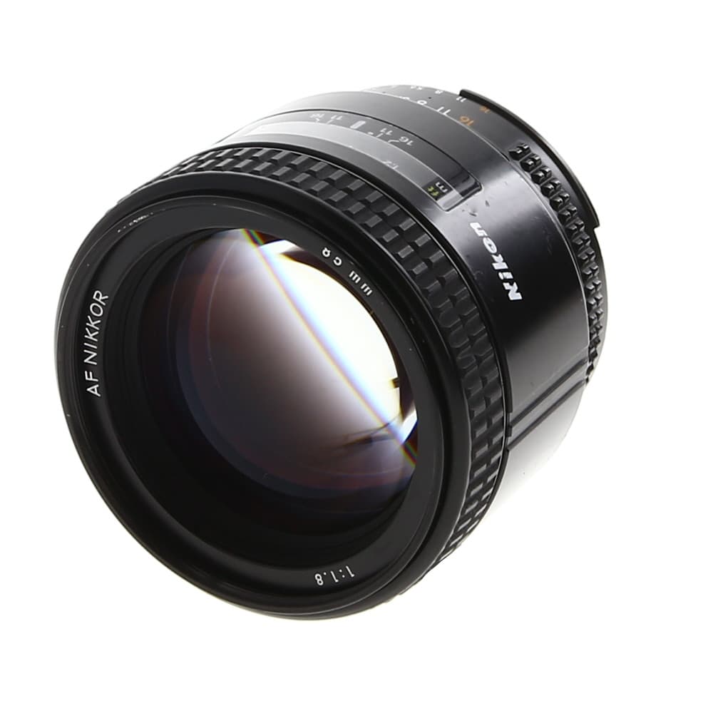 Nikon AF NIKKOR 85mm f/1.8 Autofocus Lens | 62 | - BGN - Bargain - With Caps | Used