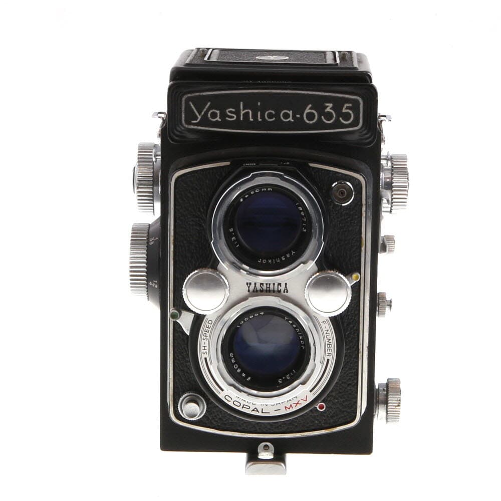 Yashica 635 Medium Format TLR Camera with 80mm f/3.5 Yashikor, without 35mm Conversion Kit - BGN - Bargain - Without 35MM Adapter | Used