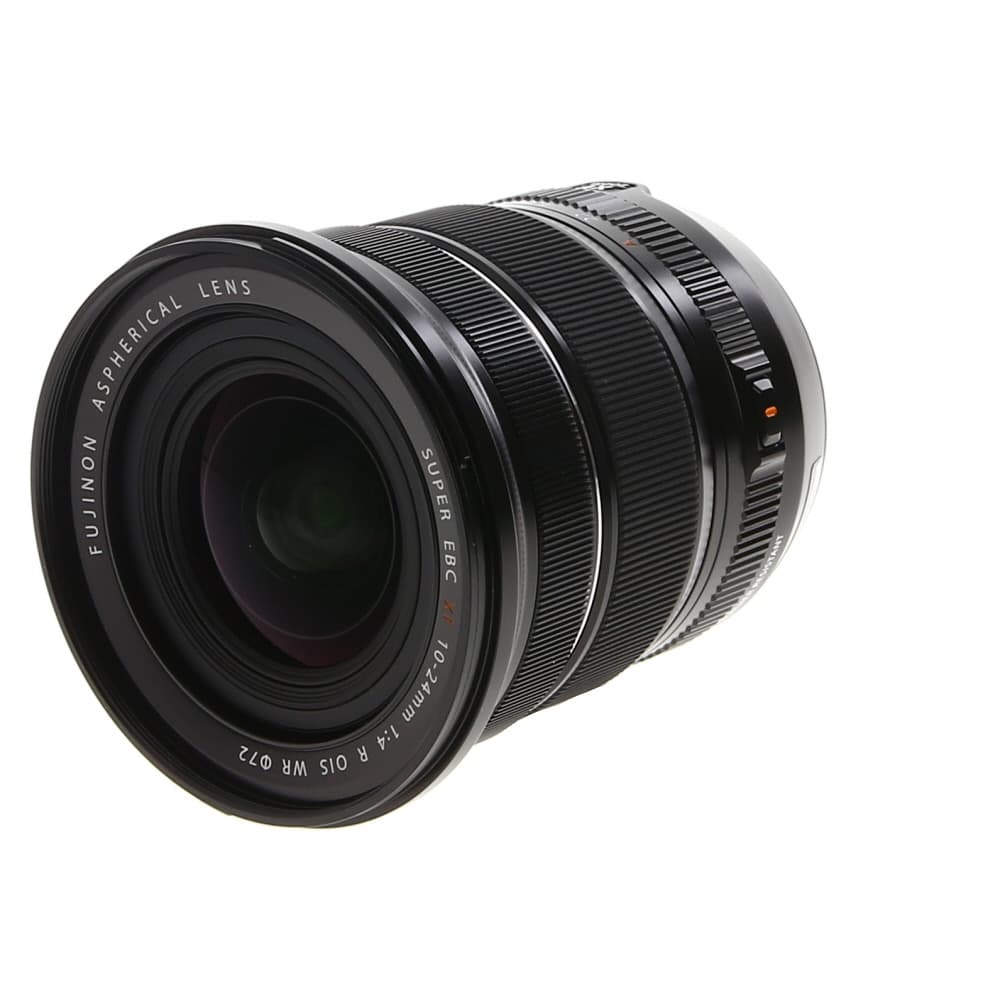 Fujifilm XF 10-24mm f/4 R OIS WR Fujinon Lens for APS-C Format X-Mount, Black | 72 | - LN- - Like New Minus - With Caps, Hood, Lens Wrap | Used