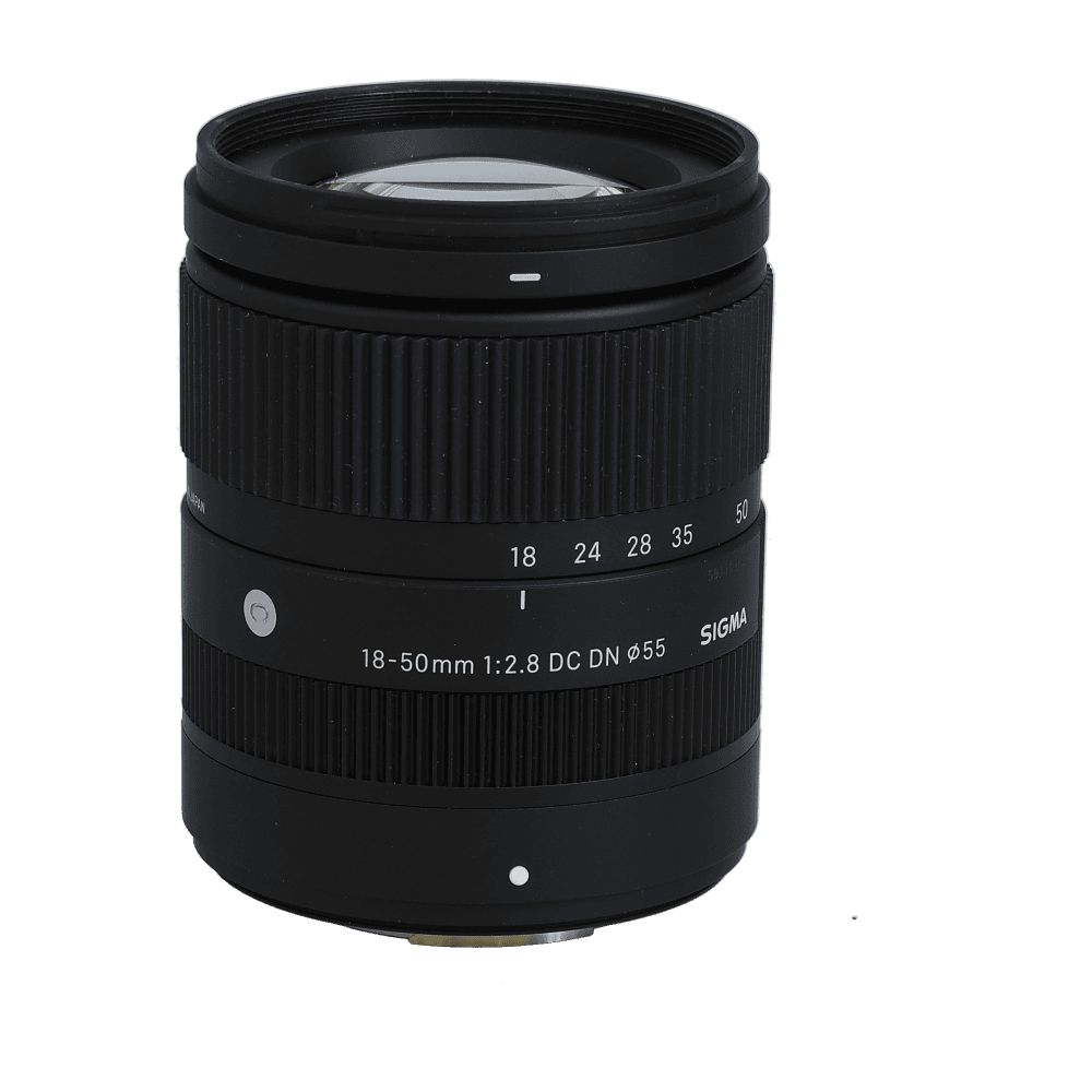 Sigma 18-50mm f/2.8 DC DN C (Contemporary) Autofocus APS-C Lens for Fujifilm X-Mount, Black | 55 | - LN- - Like New Minus - With Caps, Hood | Used