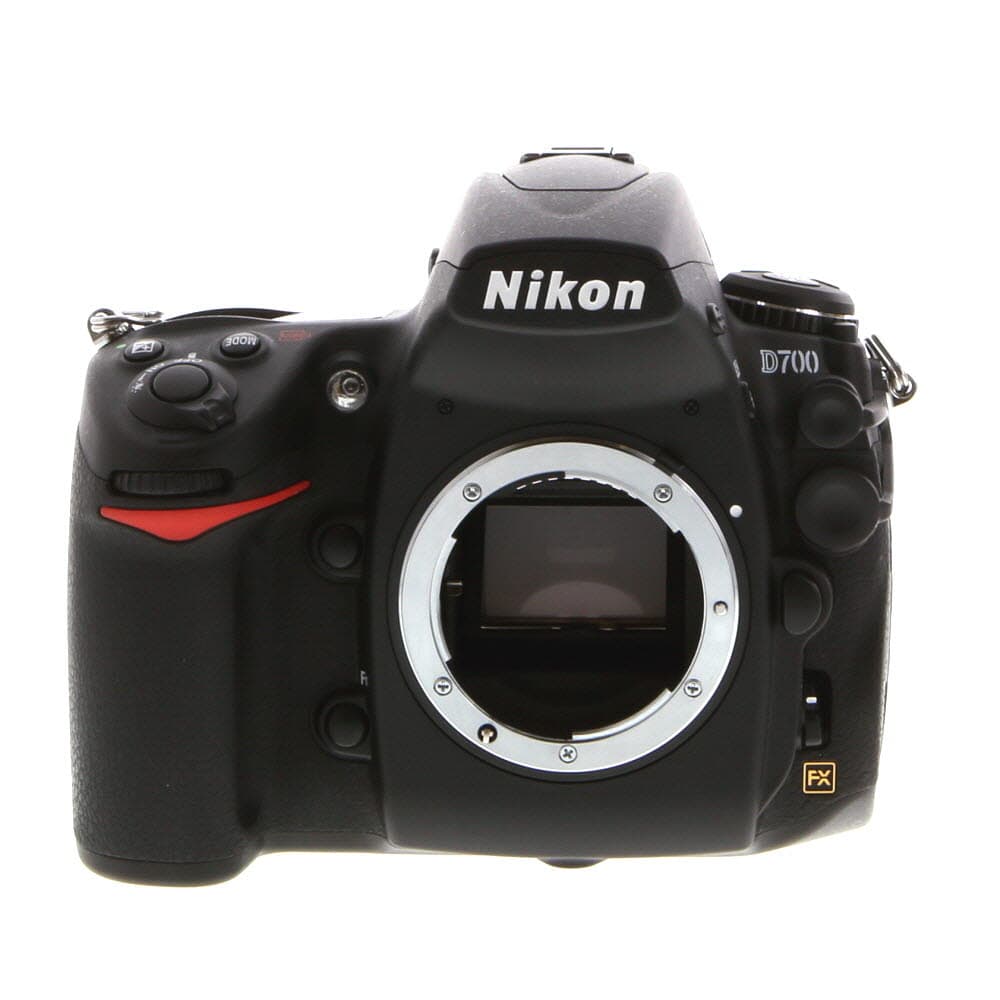 Nikon D700 DSLR Camera Body | 12.1MP | - EX - Excellent - With Battery & Charger; Rubber Grips Damaged | Used