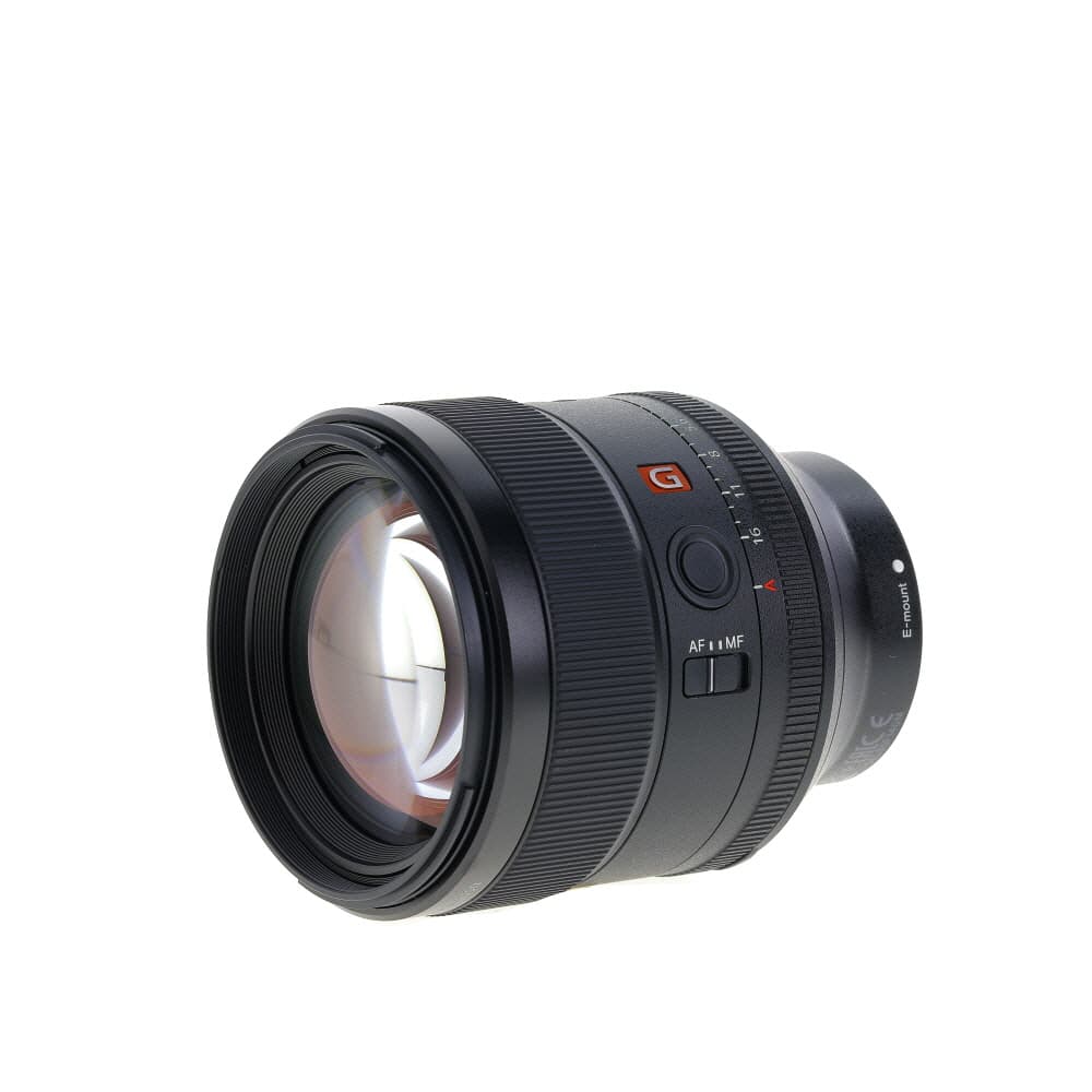 Sony FE 85mm f/1.4 GM Full-Frame Autofocus Lens for E-Mount, Black | 77 | SEL85F14GM - EX+ - Excellent Plus - With Caps, Hood | Used