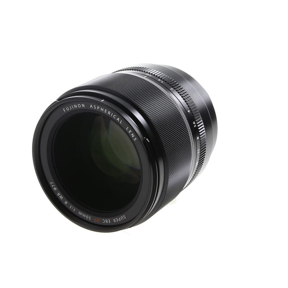 FUJIFILM XF 50mm f/1.0 R WR Fujinon APS-C Lens for X-Mount, Black | 77 | - EX+ - Excellent Plus - With Caps, Hood, Lens Wrap | Used