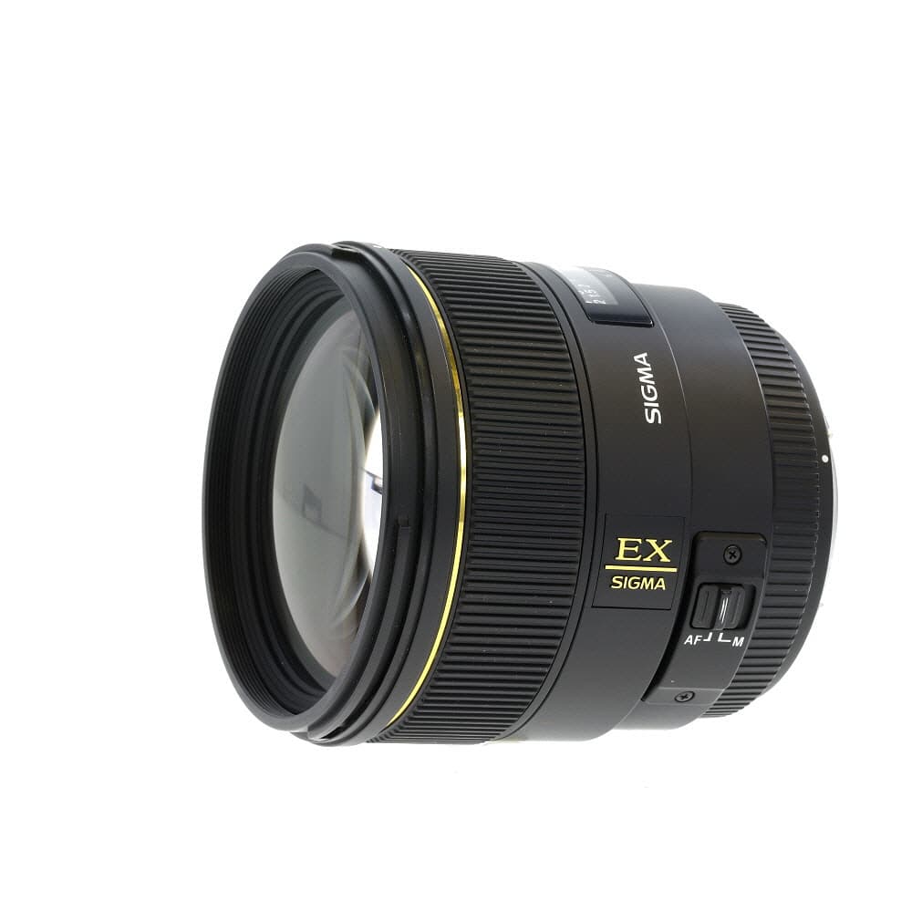 Sigma 85mm f/1.4 EX DG HSM Lens for Canon EF-Mount | 77 | - EX+ - Excellent Plus - With Caps and Hood | Used