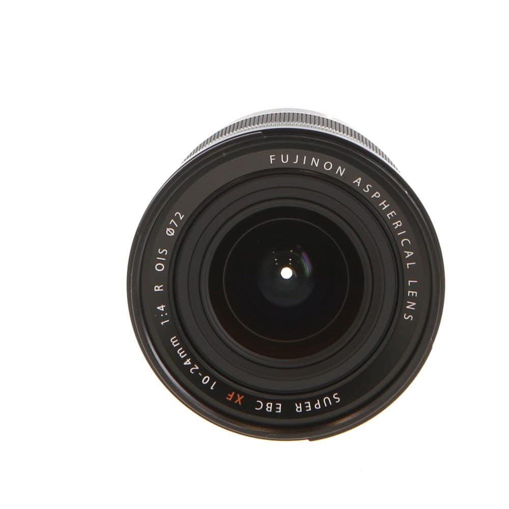 Fujifilm XF 10-24mm f/4 R OIS Fujinon Lens for APS-C Format X-Mount, Black | 72 | - EX+ - Excellent Plus - With Caps | Used