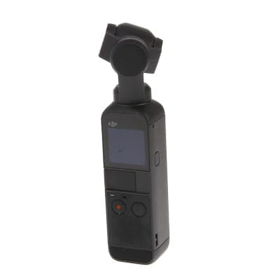 DJI Pocket 2 Gimbal, Black w/ Creator Combo - EX+ - Excellent Plus - w/ 1/4 in.-20 Tripod Mount, Cover, Do-It-All Handle, Micro Tripod, Mini Control Stick, Smartphone Adapters (USB Type-C, Lightning (iOS), USB Charging Cable, Wireless Microphone/Transmitter