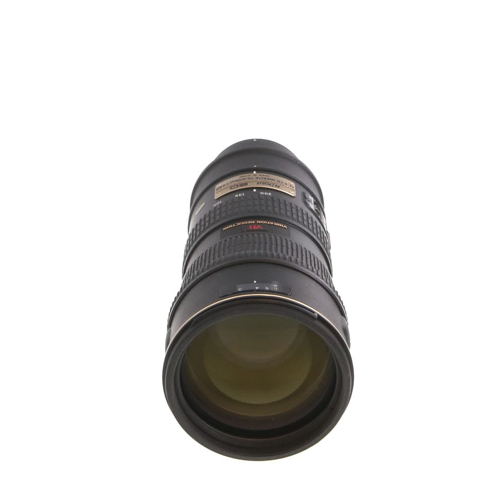 Nikon AF-S NIKKOR 70-200mm f/2.8 G ED VR Autofocus IF Lens, Black | 77 | - EX - Excellent - With Case and Caps | Used