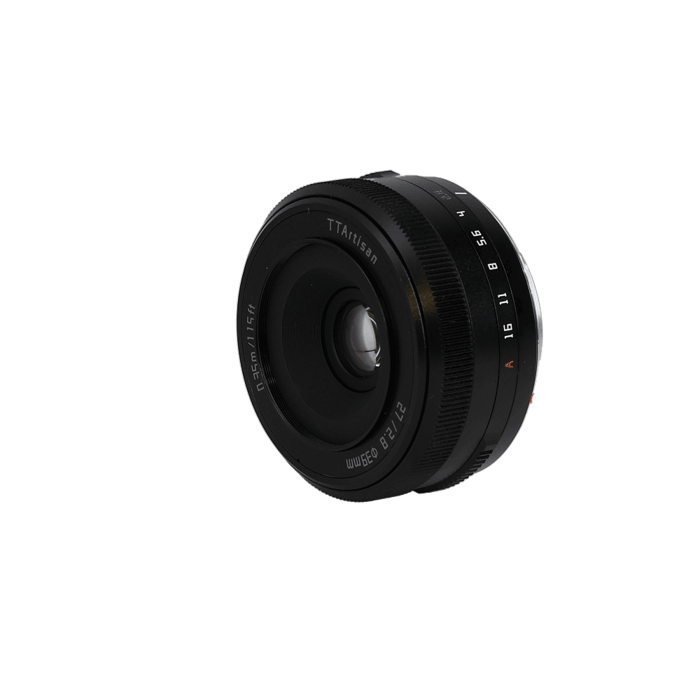 TTArtisan AF 27mm f/2.8 APS-C Lens for Sony E-Mount, Black | 39 | - EX+ - Excellent Plus - With Caps, Hood | Used