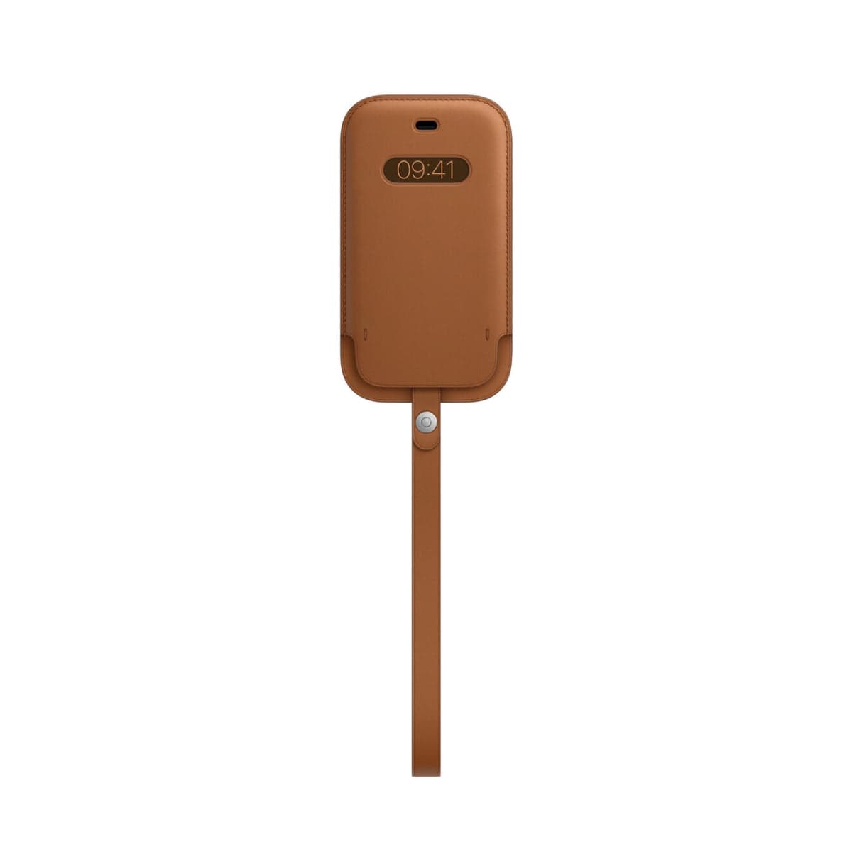 iPhone 12 mini Leather Sleeve with MagSafe - Saddle Brown