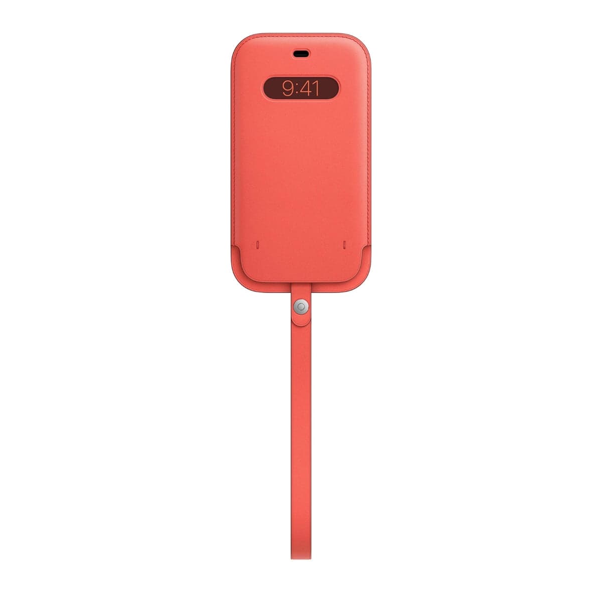 iPhone 12 Pro Max Leather Sleeve with MagSafe - Pink Citrus