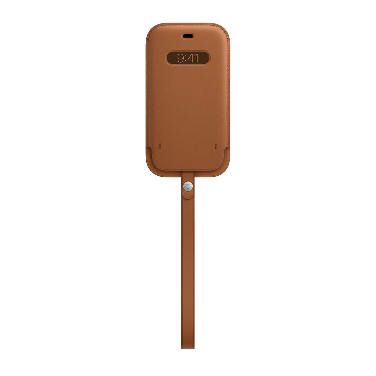 iPhone 12 Pro Leather Sleeve with MagSafe - Saddle Brown