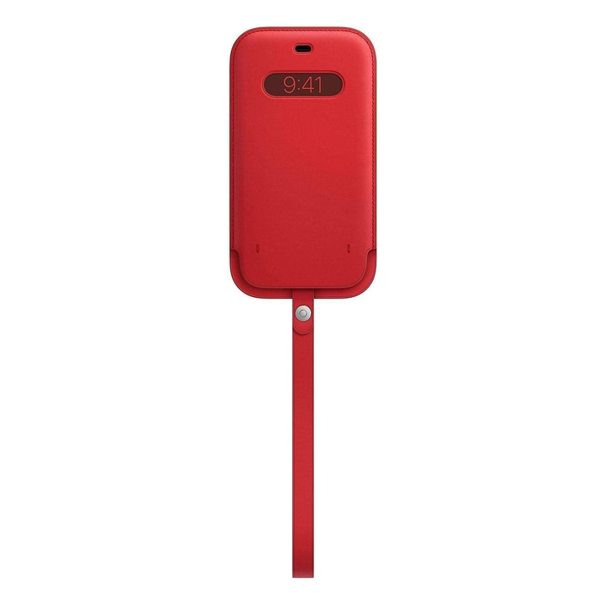 iPhone 12 Pro Max Leather Sleeve with MagSafe - Scarlet