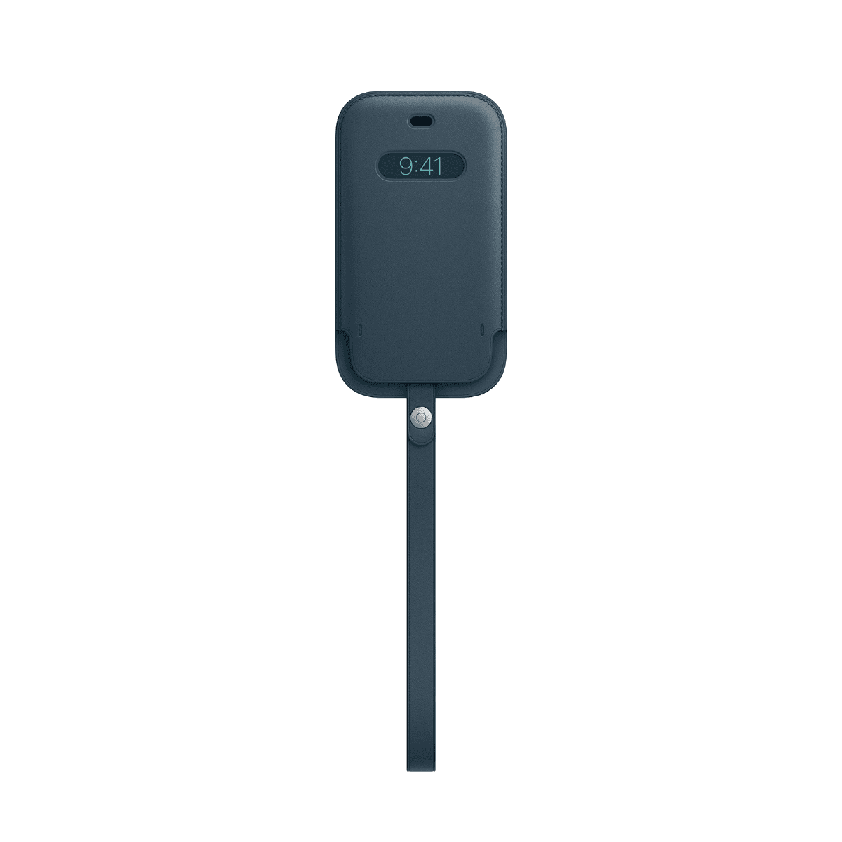 iPhone 12 mini Leather Sleeve with MagSafe - Baltic Blue