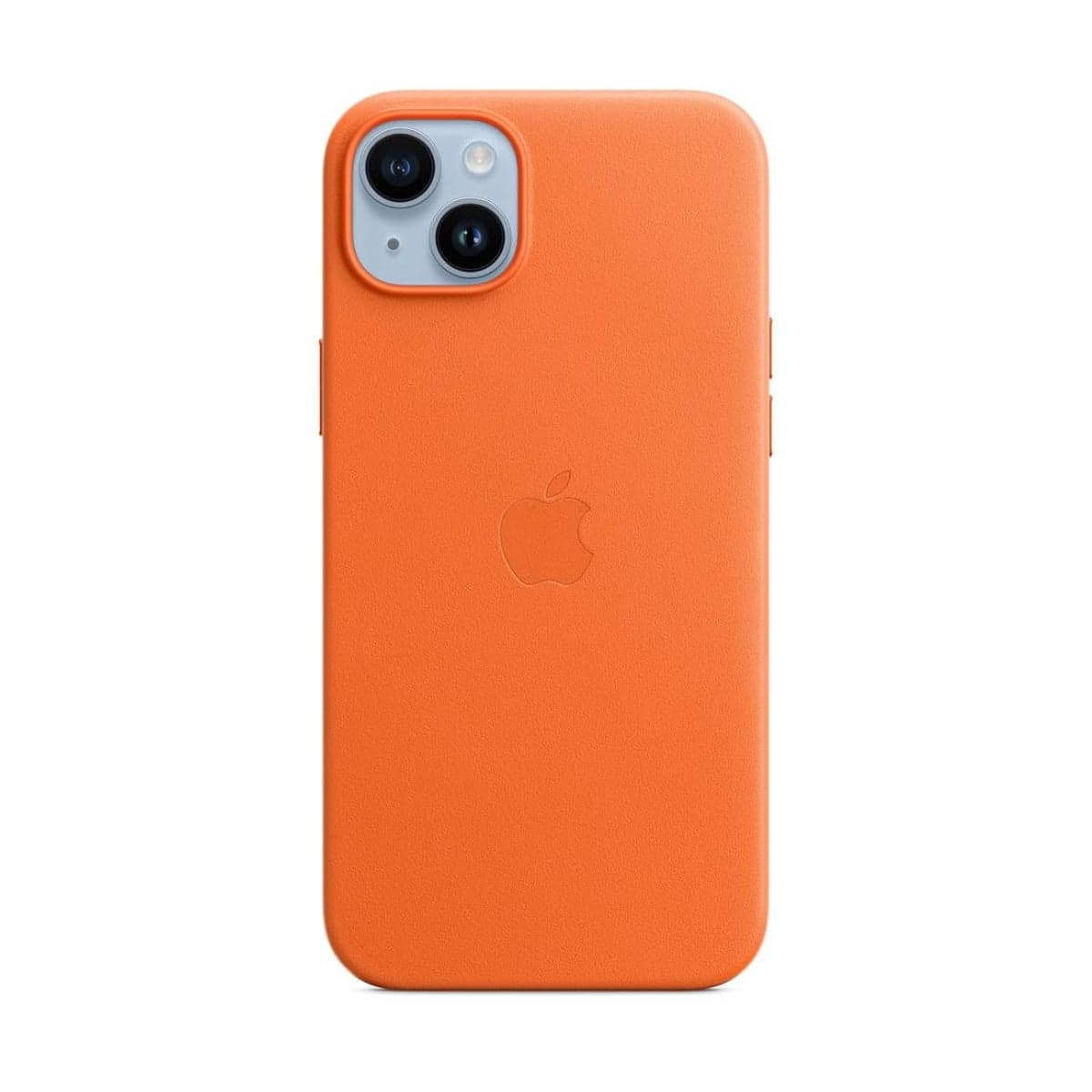 iPhone 14 Plus Leather Case with MagSafe - Orange
