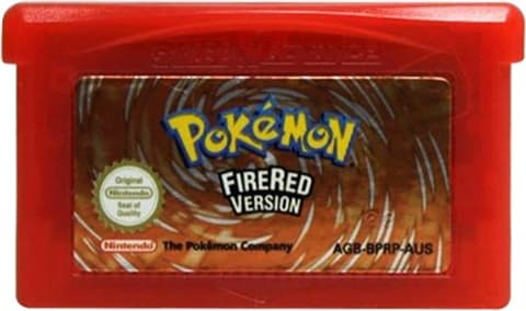Pokemon Fire Red + Wireless Adaptor Unboxed Used