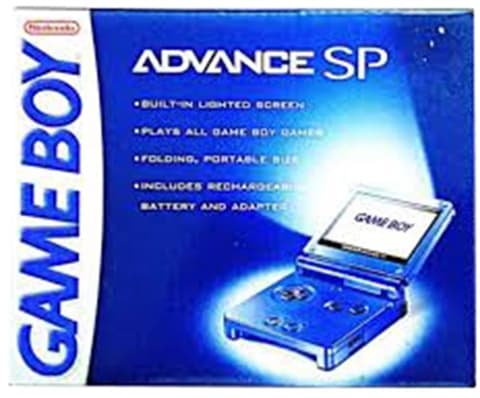 Game Boy Advance SP AGS-001 Console Cobalt Blue Boxed Used