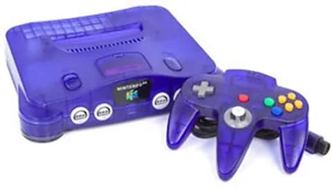 Nintendo 64 Console Grape Purple Unboxed Used